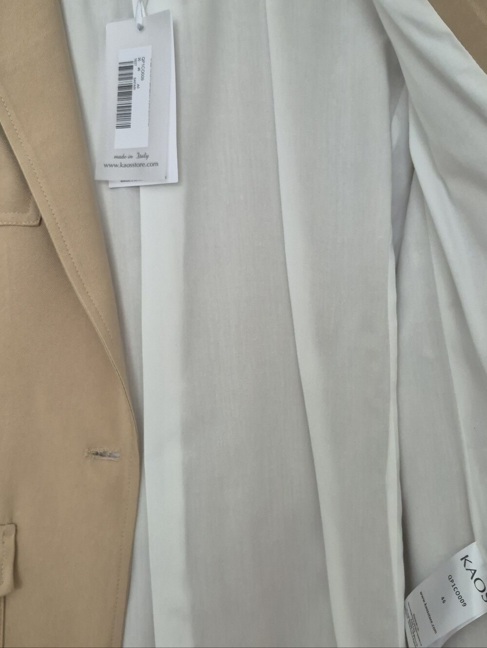 Kaos Tan Utility-Style Blazer Jacket - Picture 4 of 6